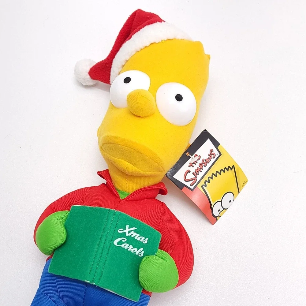 NWT Simpsons Bart Simpson Santa Plush‎ 2006 NANCO 14